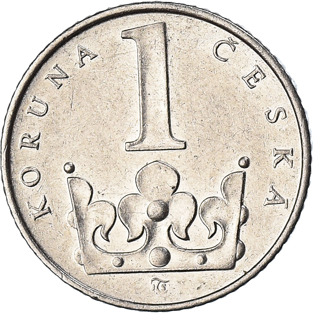 Coin, Czech Republic, Koruna, 1995