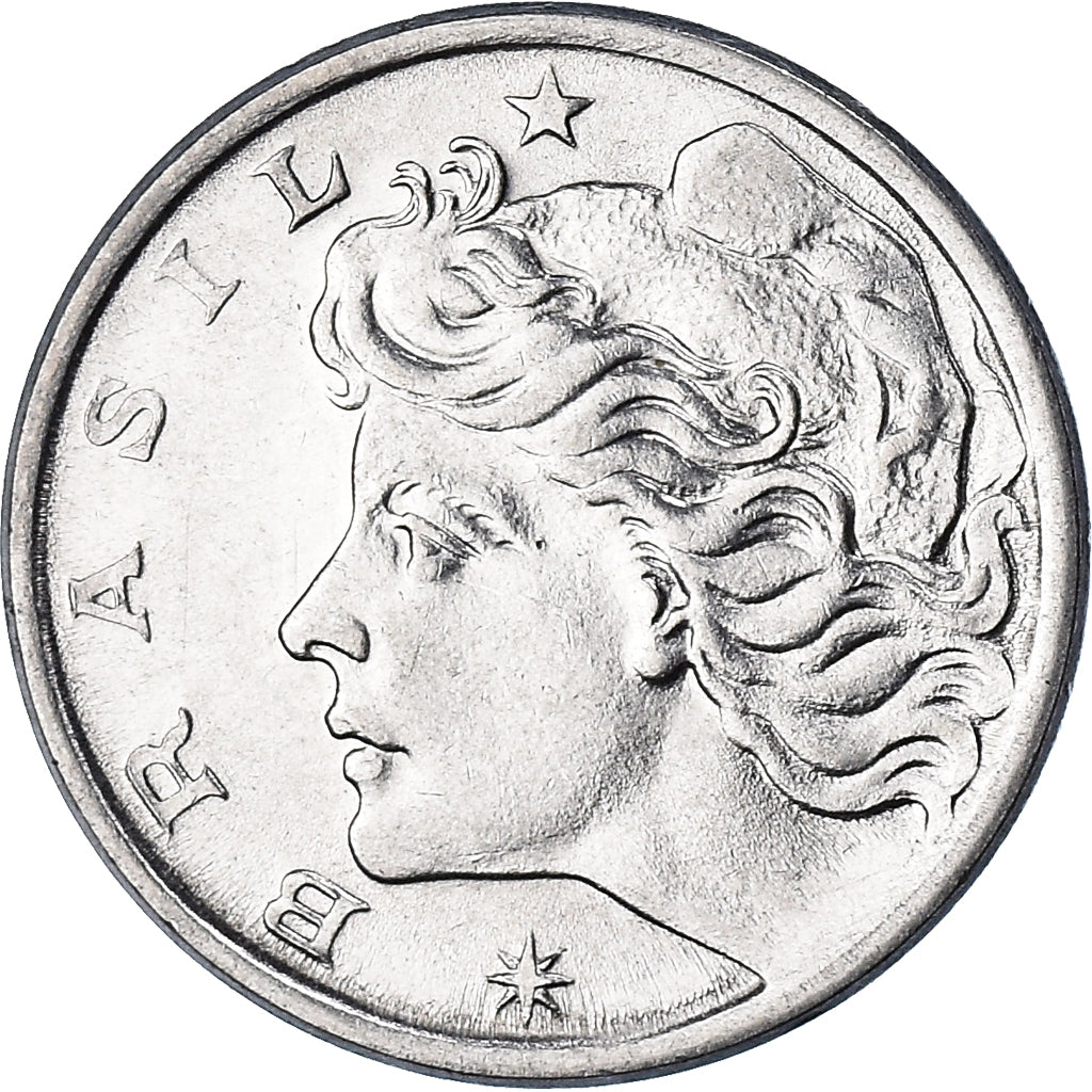 Coin, Brazil, 10 Centavos, 1975