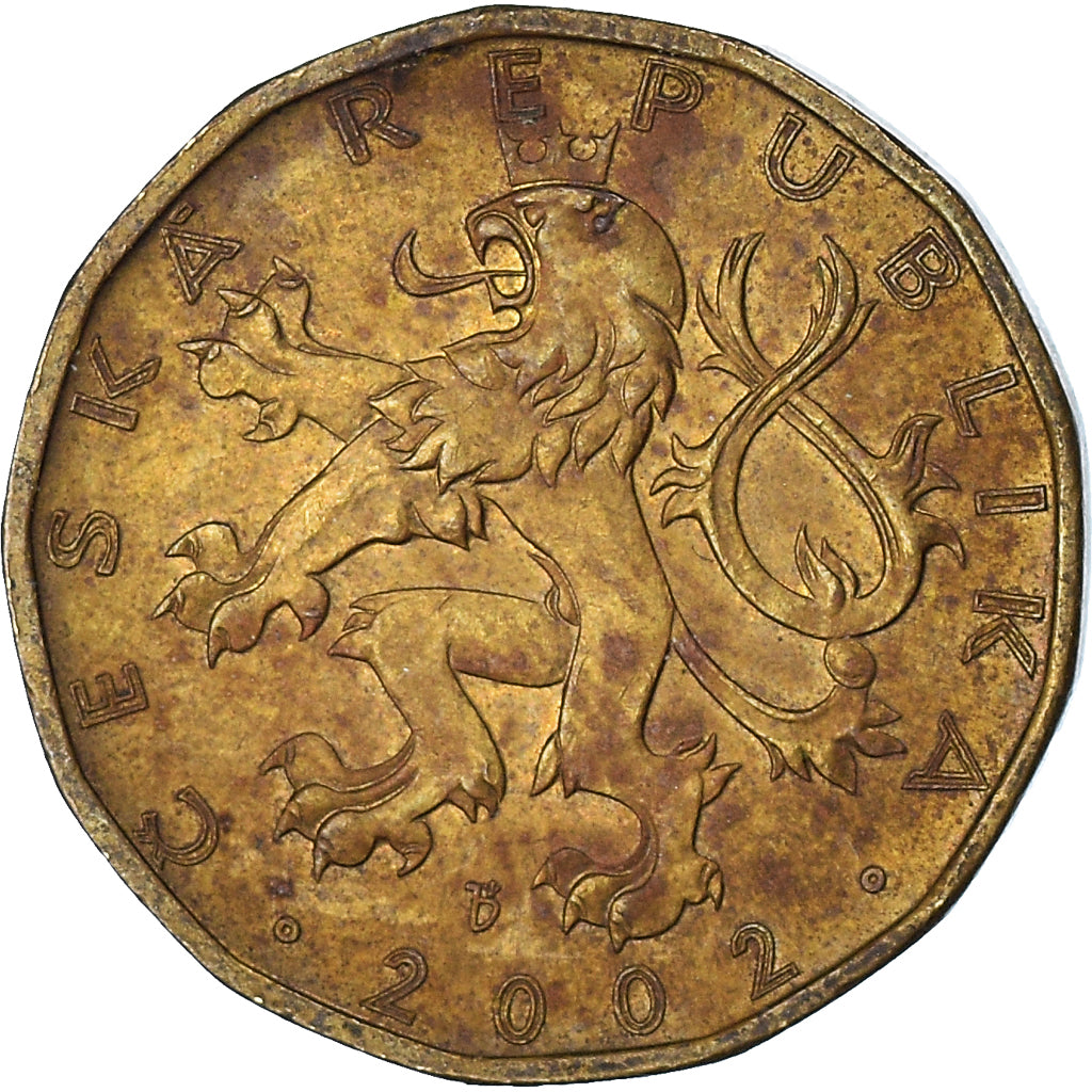 Coin, Czech Republic, 20 Korun, 2002