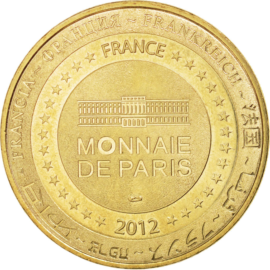 France, Jeton, Tourist Token, 44/ Collégiale Saint-Aubin - Guérande, 2012