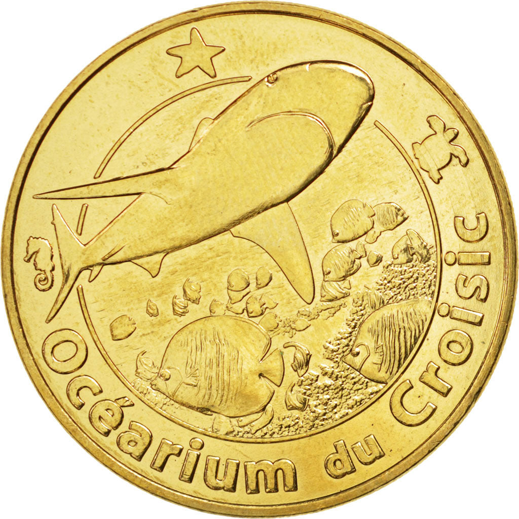 Francia, Token, Tourist Token, 44/ Océarium du Croisic - Requin, 2014, Monnaie