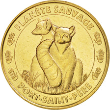 Francia, Token, Tourist Token, 44/ Planète Sauvage - Lémuriens, 2014, Monnaie