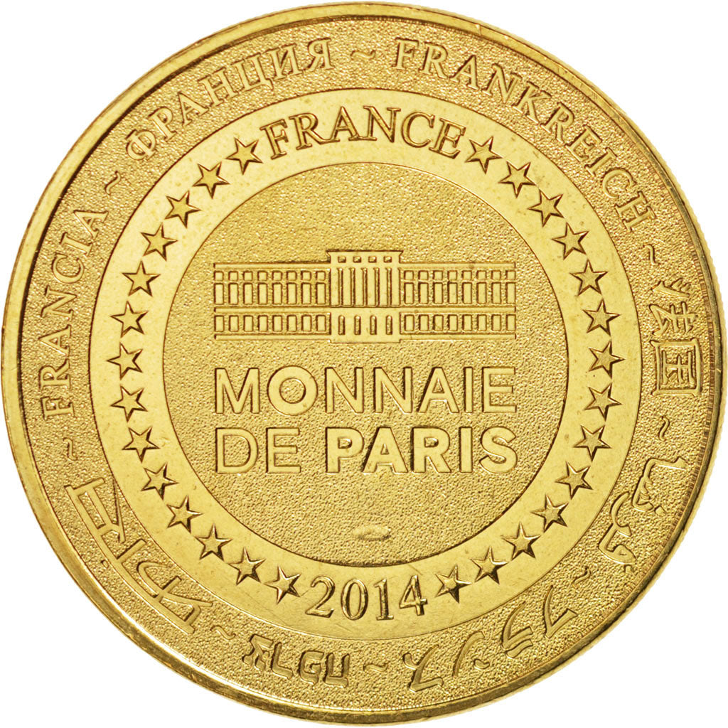 Francia, Token, Tourist Token, 44/ Planète Sauvage - Lémuriens, 2014, Monnaie