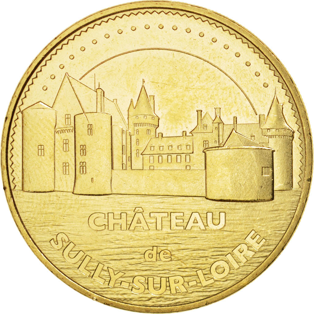 France, Jeton, Tourist Token, 45/ Château de Sully-sur-Loire, 2015, Monnaie de