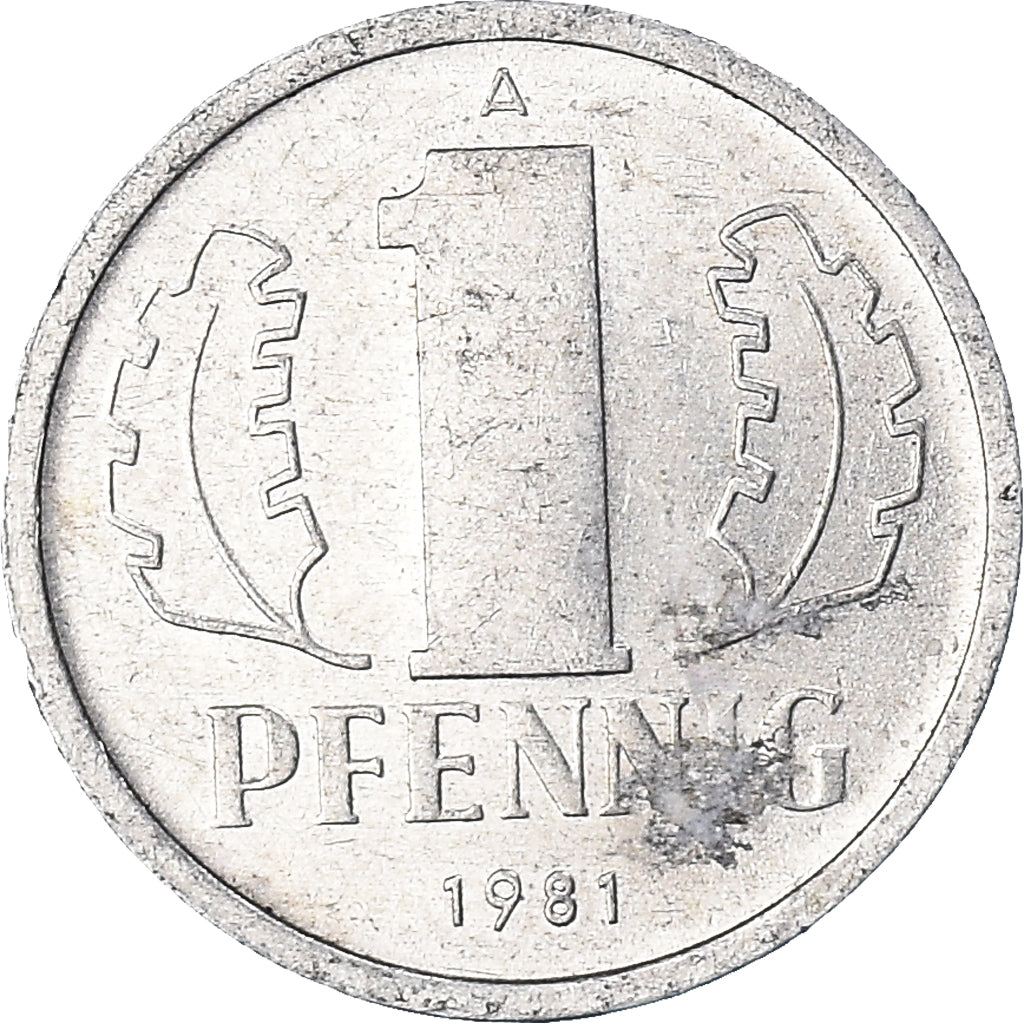 Münze, GERMAN-DEMOCRATIC REPUBLIC, Pfennig, 1981