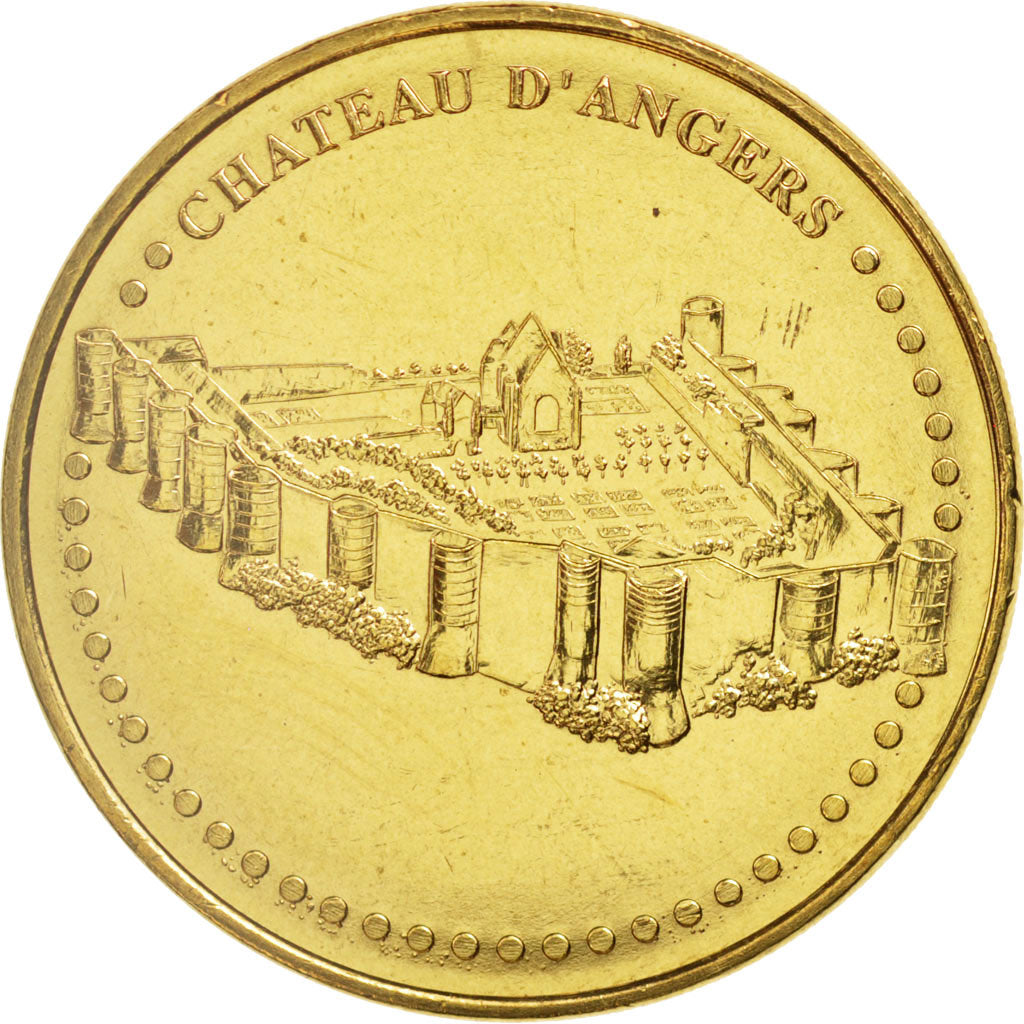 France, Tourist Token, 49/ Château d'Angers, 2014, Monnaie de Paris