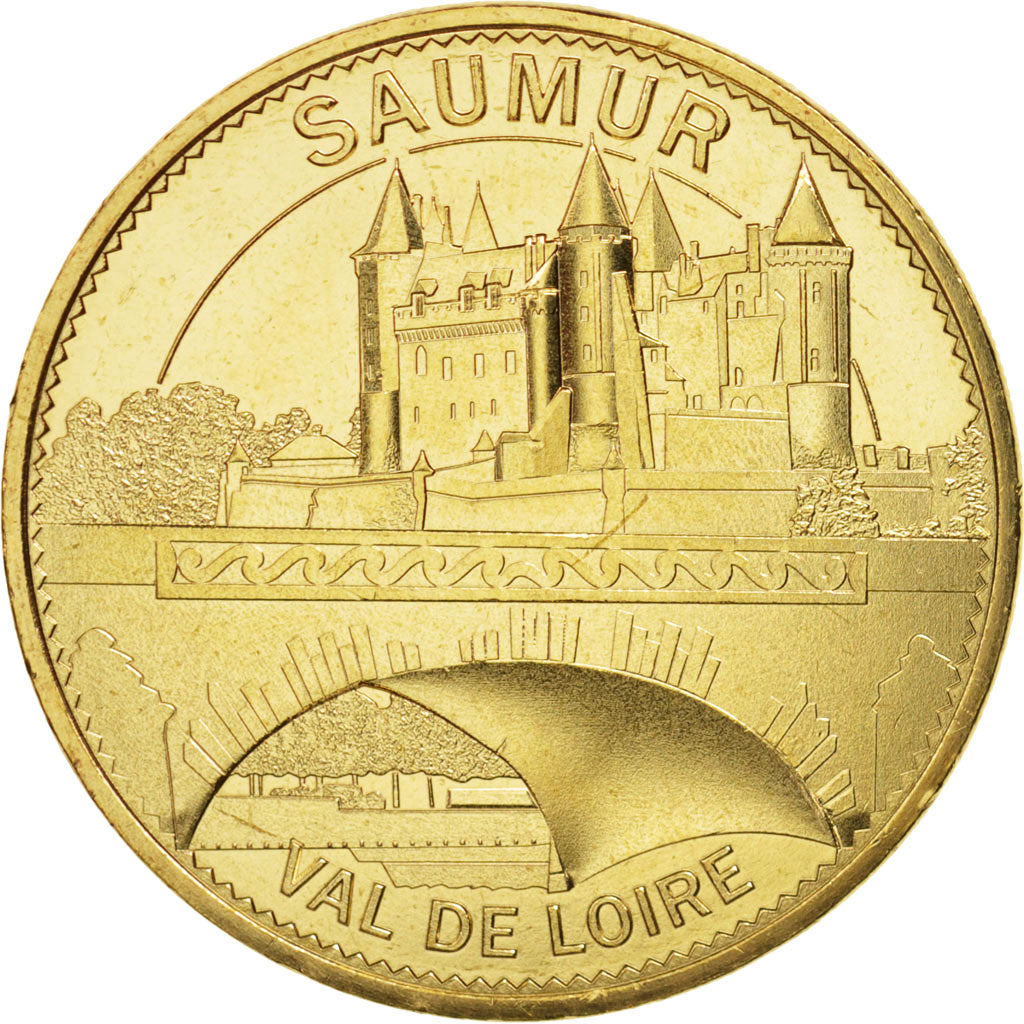 France, Jeton, Tourist Token, 49/ Château de Saumur, 2015, Monnaie de Paris