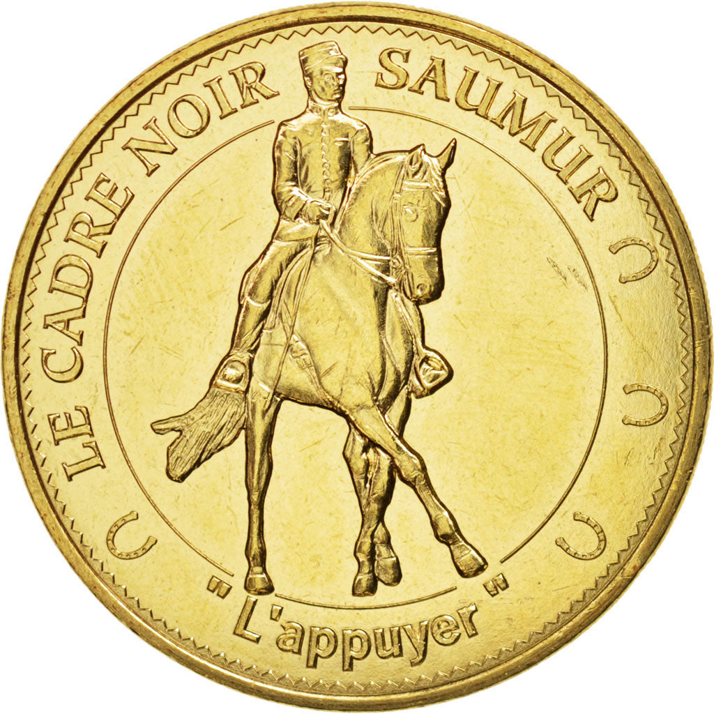 Frankreich, Token, Tourist Token, 49/ Cadre noir - Saumur, 2015, Monnaie de