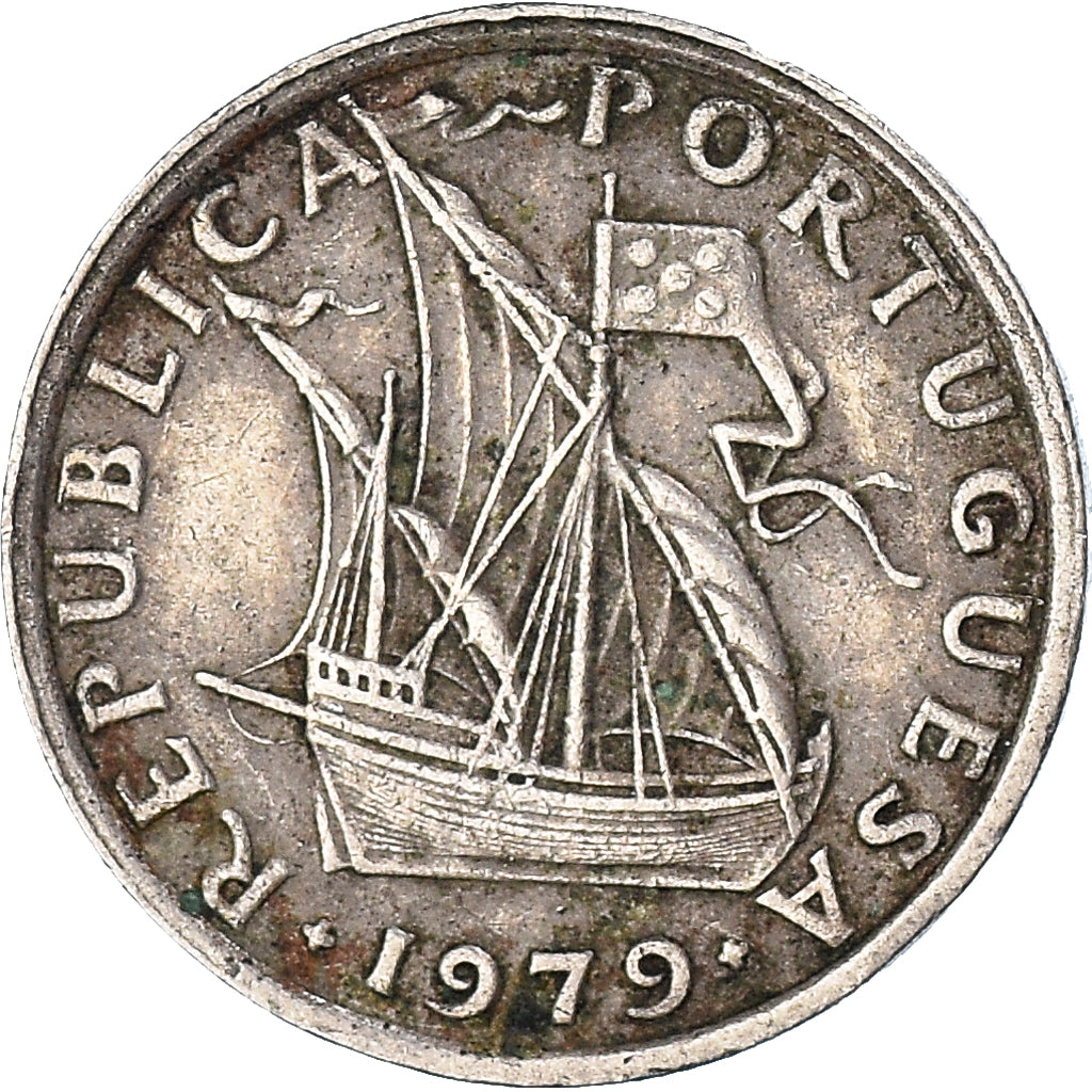 Coin, Portugal, 25 Escudos, 1979