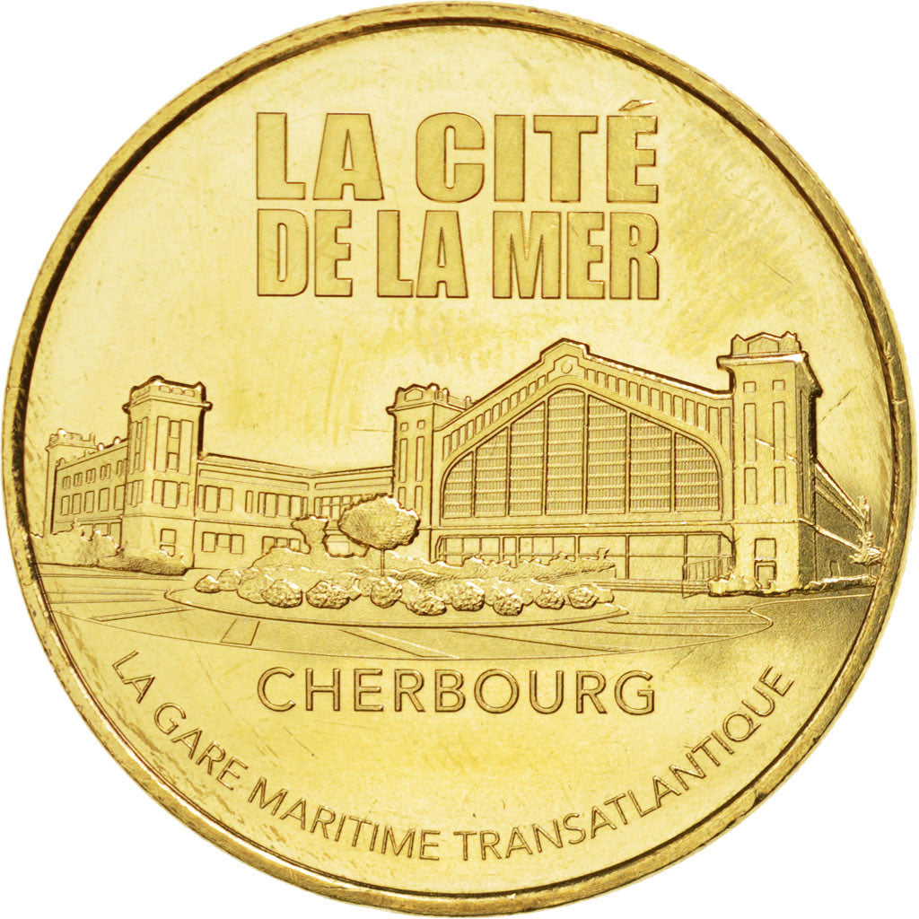France, Tourist Token, 50/ Cité de la Mer - Gare - Cherbourg, 2014, MDP