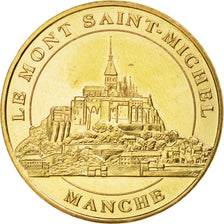 Francia, Token, Tourist Token, 50/ Abbaye du Mont-Saint-Michel, 2014, Monnaie...