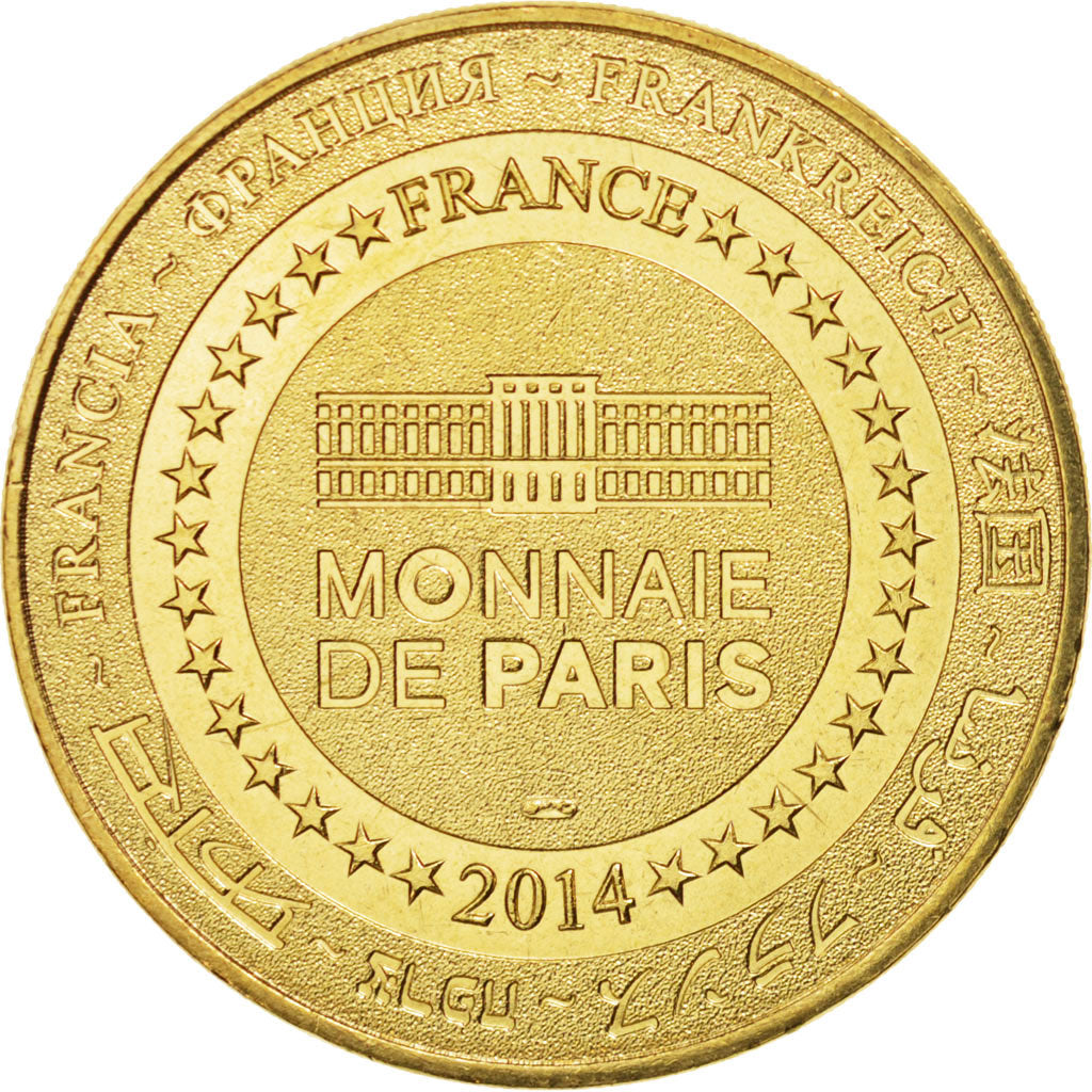 Francia, Token, Tourist Token, 50/ Musée Airborne - Saint-Mère-Eglise, 2014...