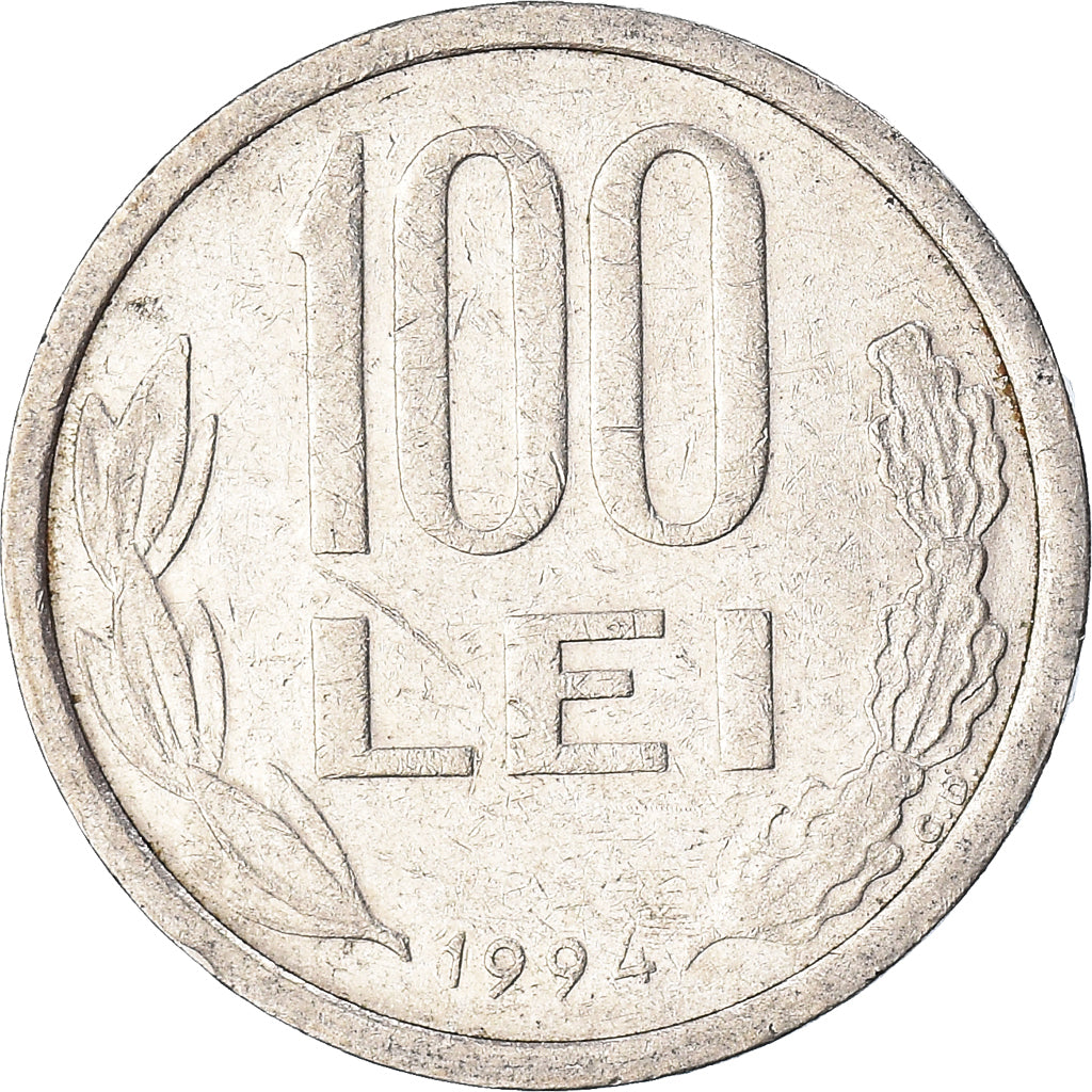 Moneda, Rumanía, 100 Lei, 1994