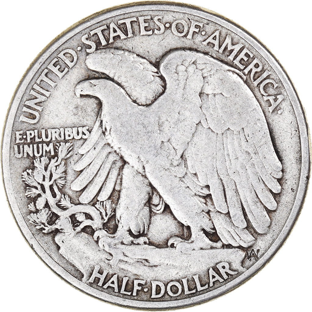 Coin, United States, Half Dollar, 1943, Philadelphia, VF(30-35), Silver, KM:142