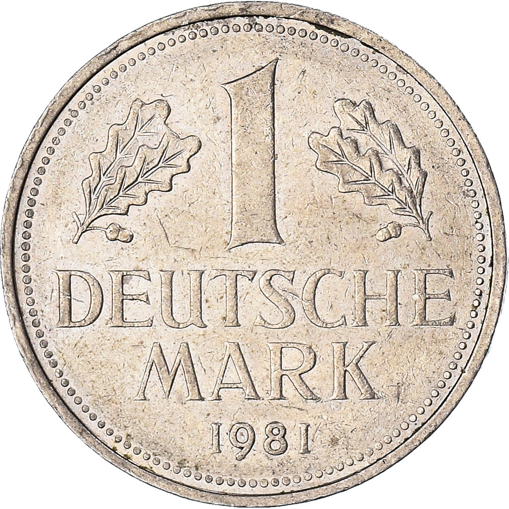 Coin, GERMANY - FEDERAL REPUBLIC, Mark, 1981