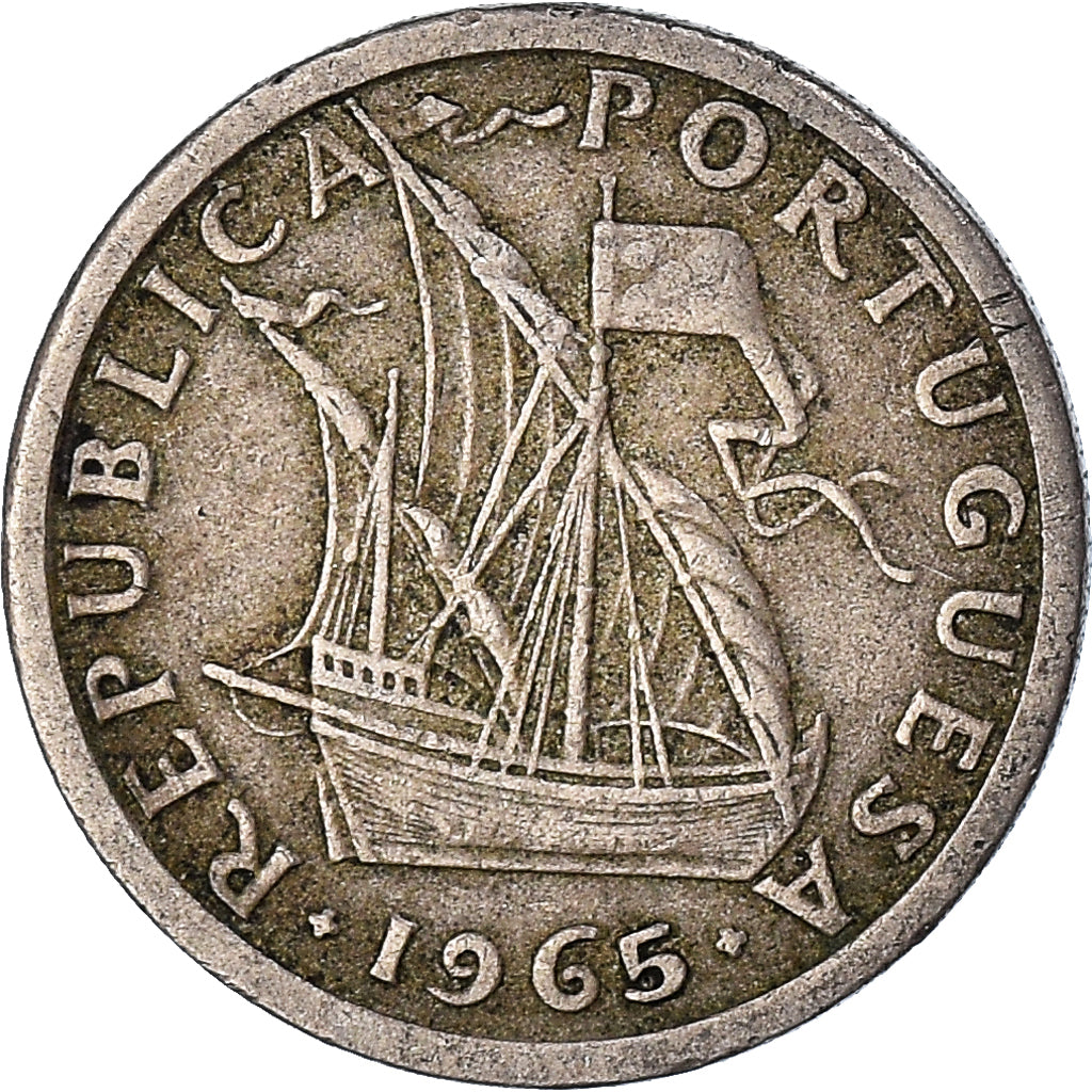 Coin, Portugal, 2-1/2 Escudos, 1965