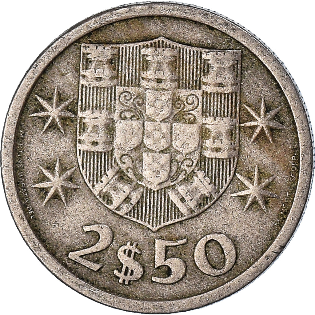 Coin, Portugal, 2-1/2 Escudos, 1965