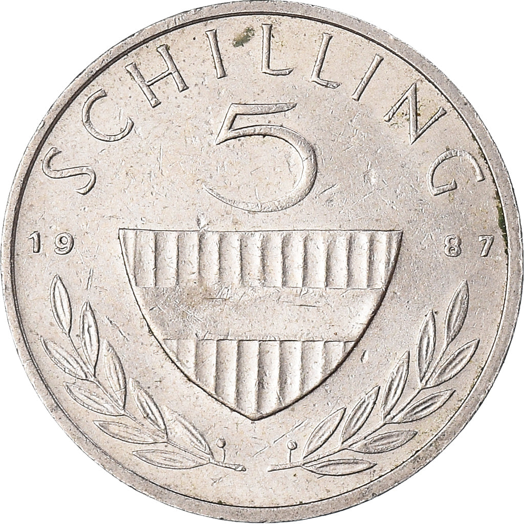 Coin, Austria, 5 Schilling, 1987
