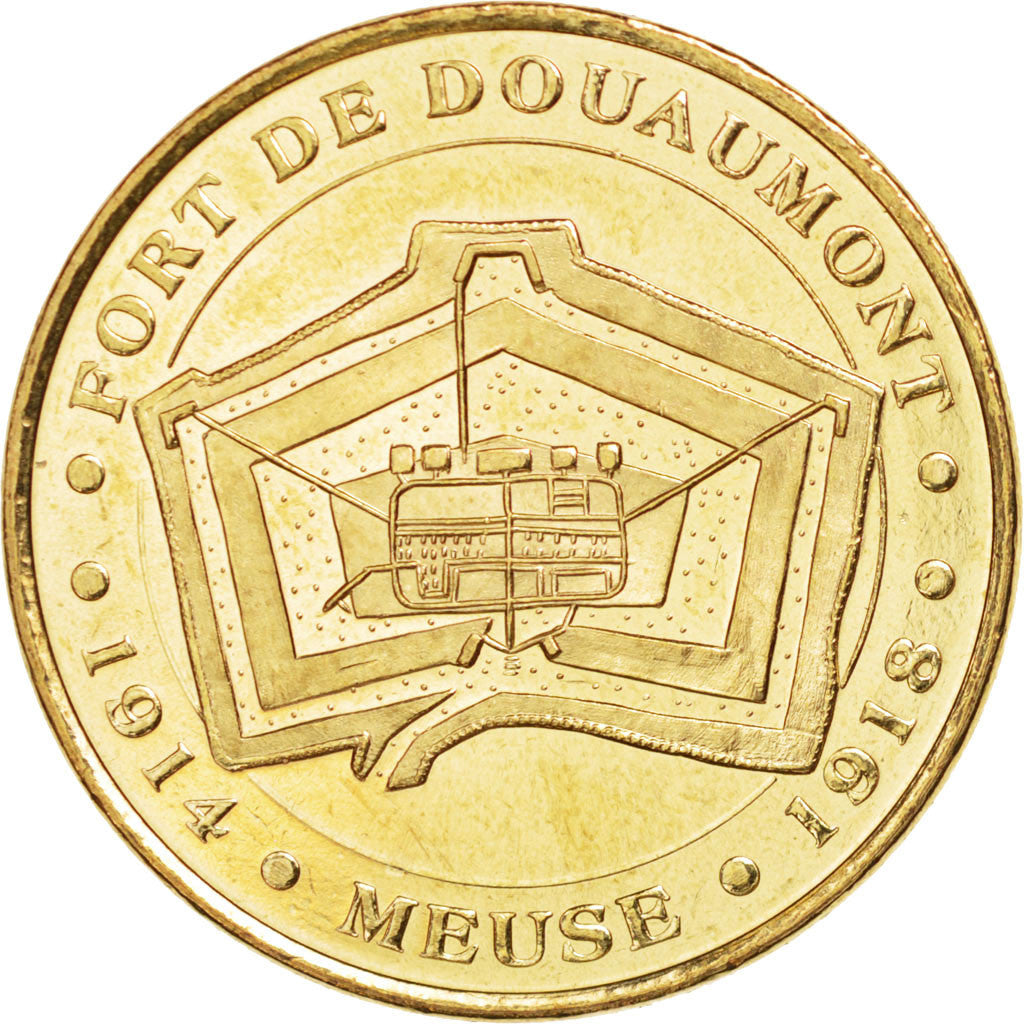 France, Jeton, Tourist Token, 55/ Fort de Douaumont, 2007, Monnaie de Paris