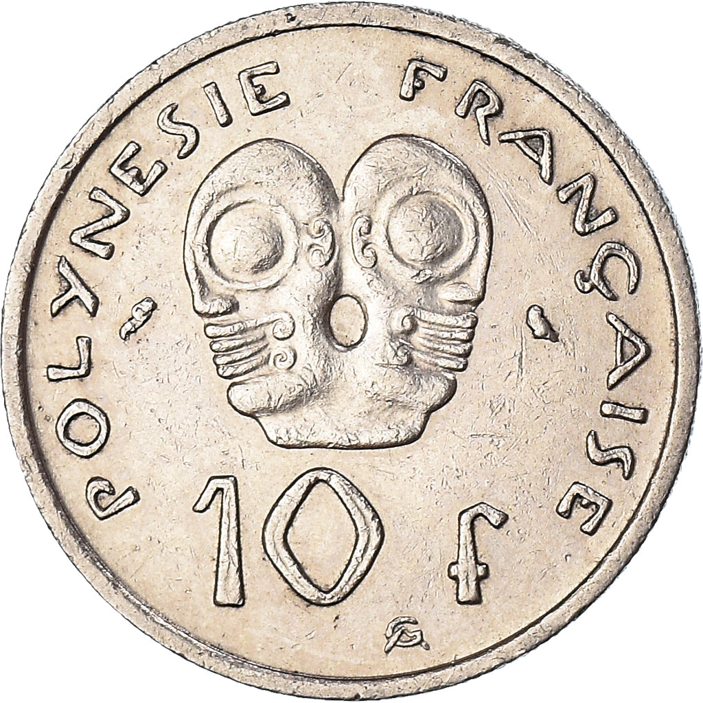 Moneda, Polinesia francesa, 10 Francs, 1967