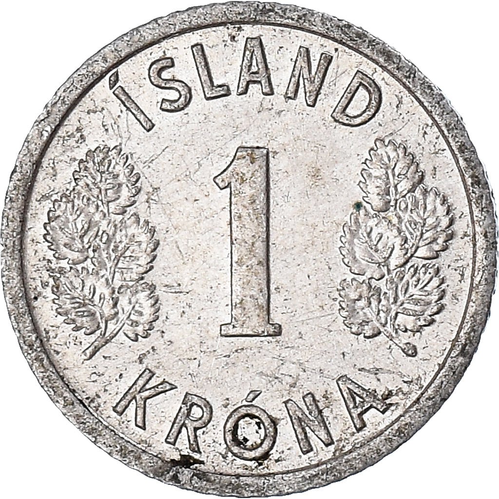 Münze, Iceland, Krona, 1977