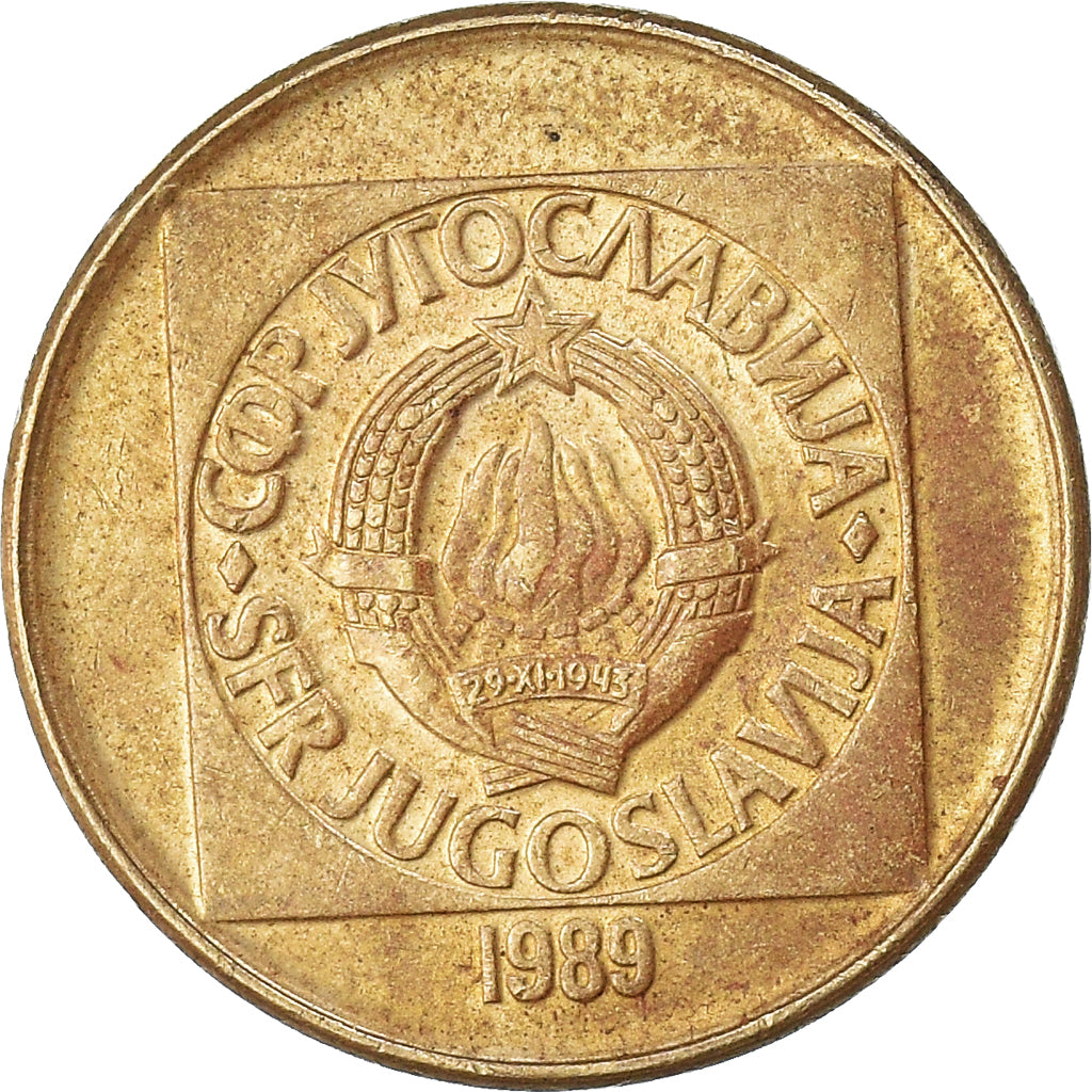 Coin, Yugoslavia, 100 Dinara, 1989