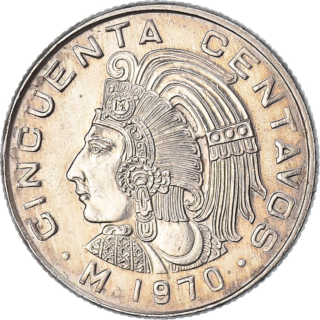 Moneda, México, 50 Centavos, 1970