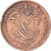 Monnaie, Belgique, 2 Centimes, 1905