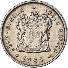 Coin, South Africa, 5 Cents, 1984