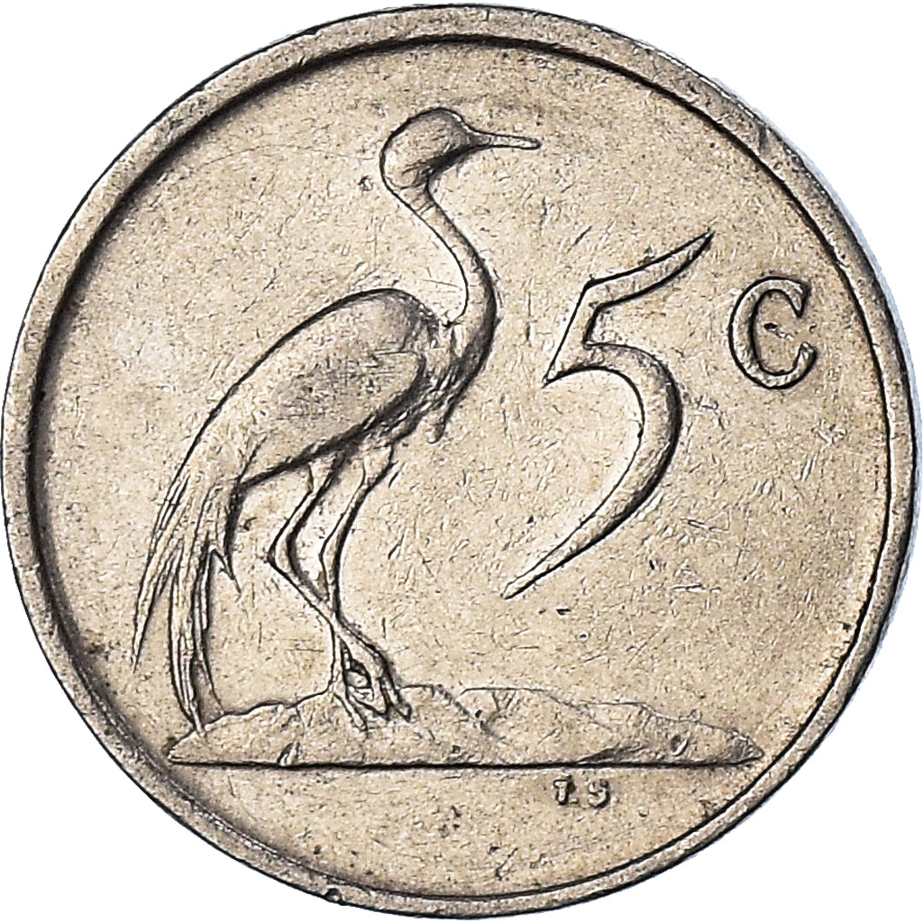 Coin, South Africa, 5 Cents, 1984