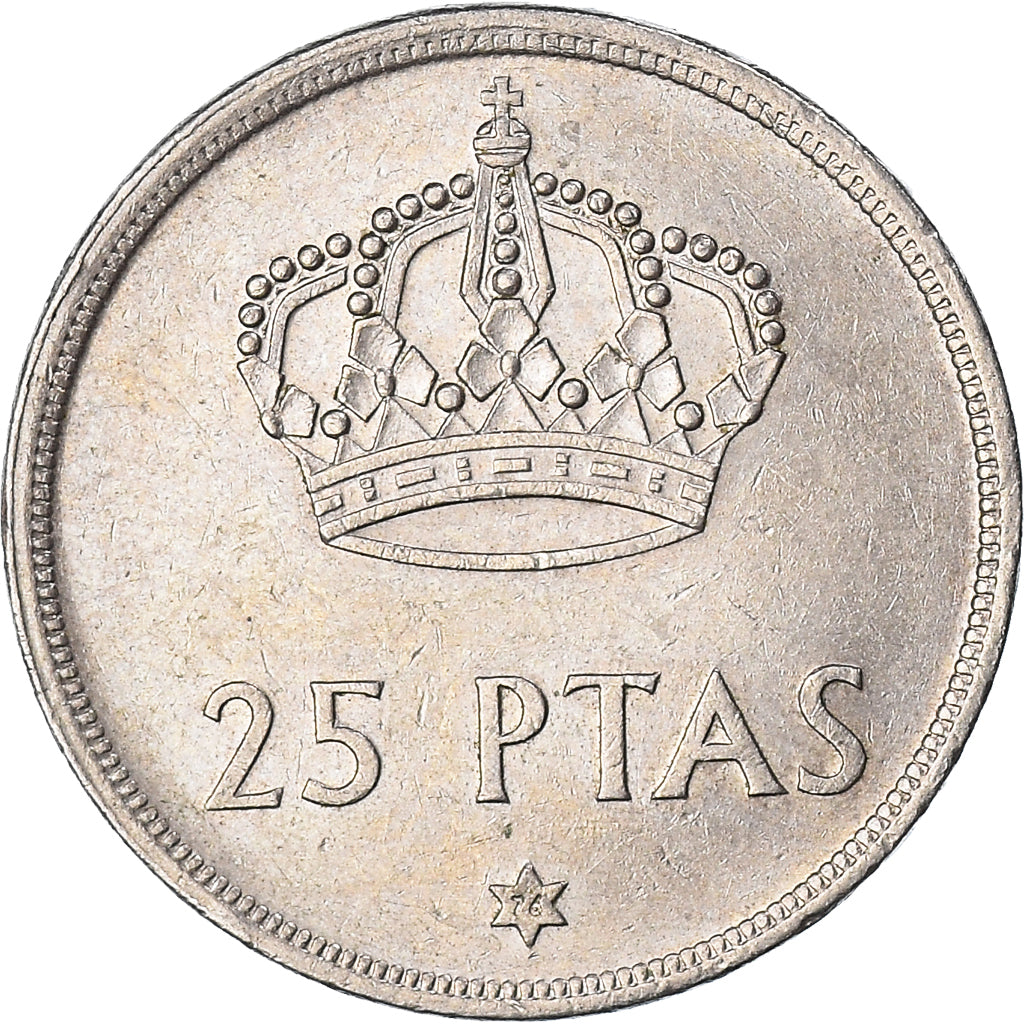 Moneta, Spagna, 25 Pesetas, 1975 (76)