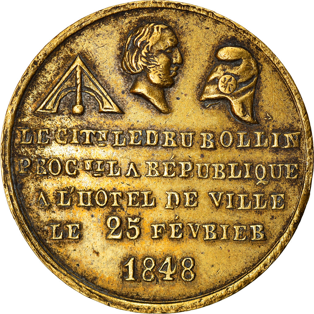 France, Medal, Seconde République, Ledru Rollin, Insurrection du 15 Juin