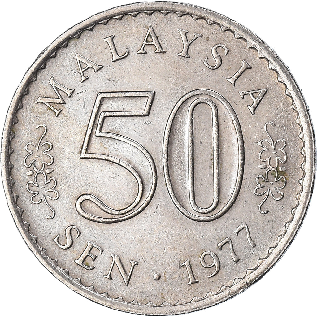 Moneda, Malasia, 50 Sen, 1977