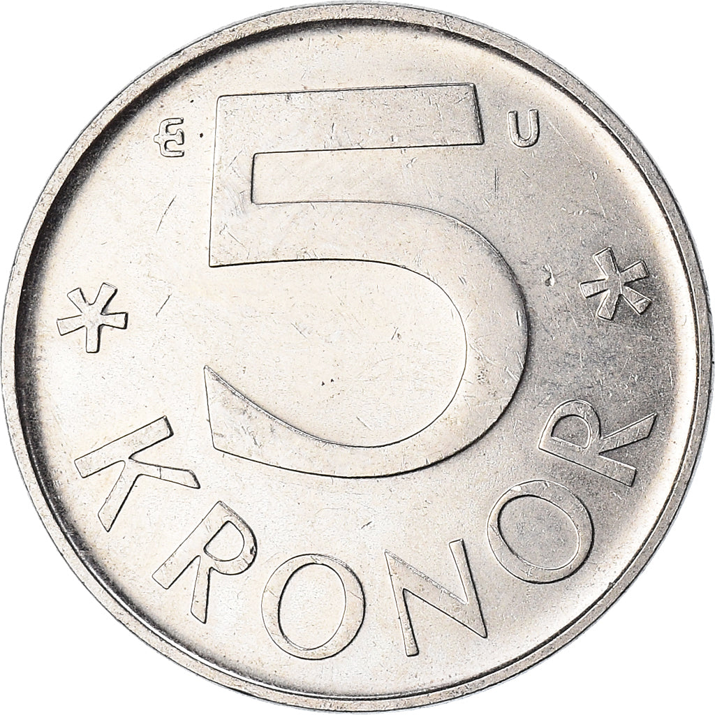 Coin, Sweden, 5 Kronor, 1983