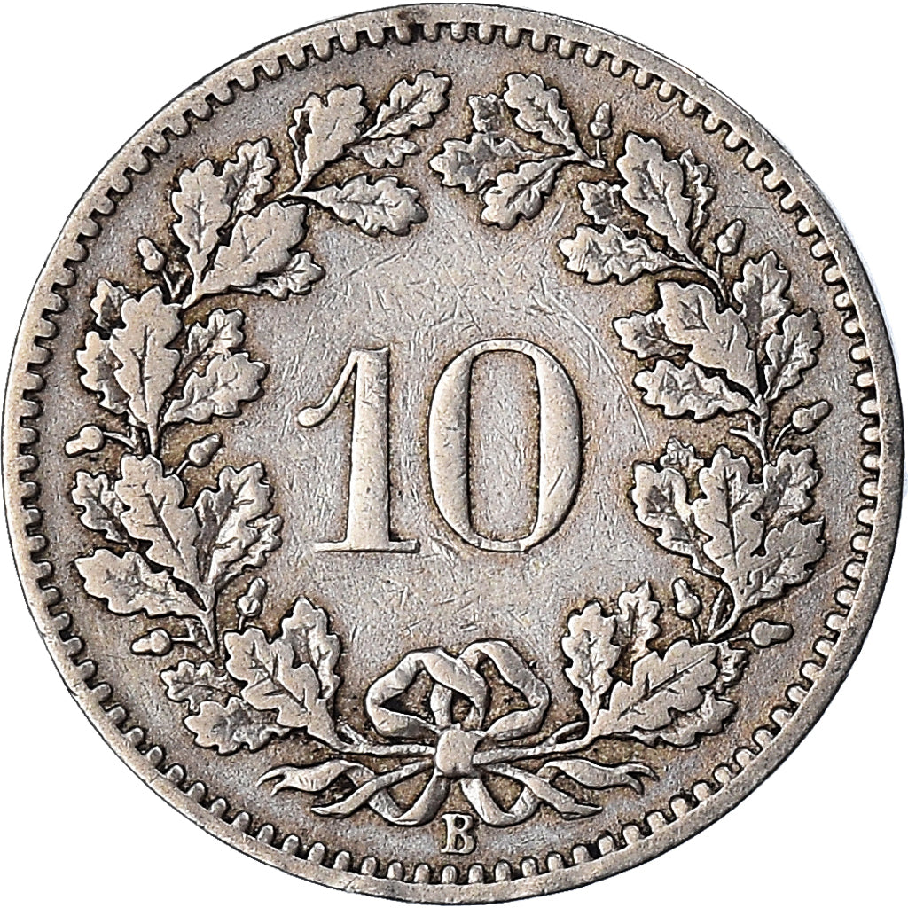 Coin, Switzerland, 10 Rappen, 1899