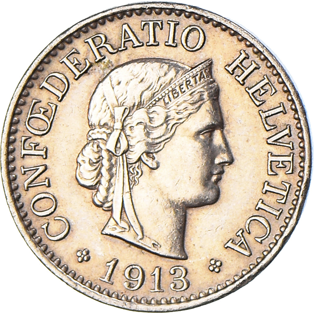 Coin, Switzerland, 10 Rappen, 1913