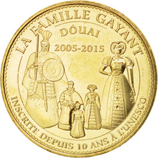 Frankreich, Token, Tourist Token, 59/ La Famille Gayant - Douai, 2015, Monnaie