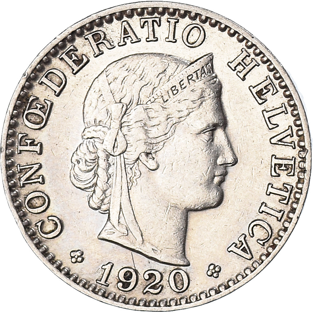 Coin, Switzerland, 20 Rappen, 1920