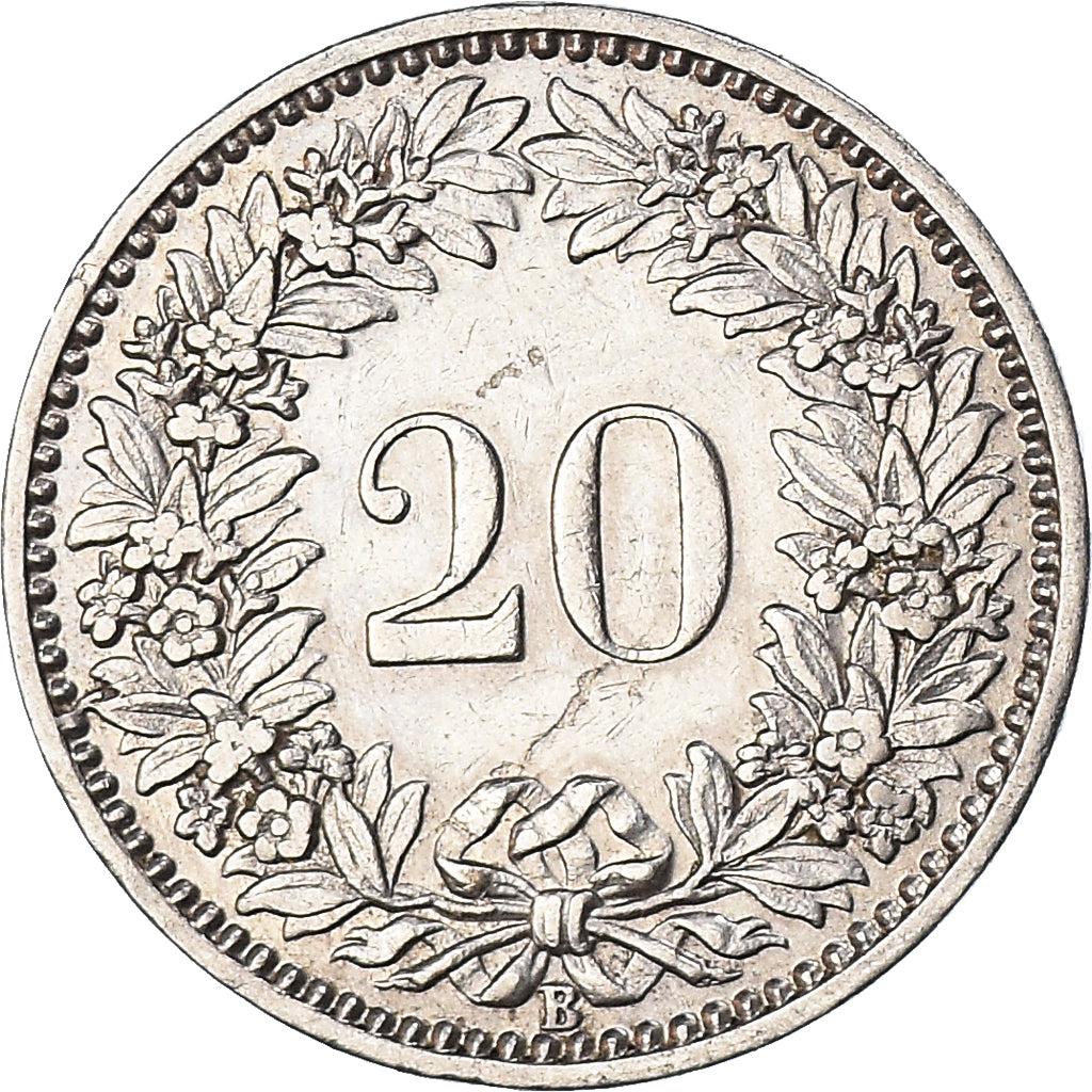 Coin, Switzerland, 20 Rappen, 1920