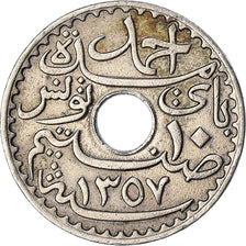 Munten, Tunisië, 10 Centimes, 1938