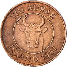 Coin, Iceland, 10 Aurar, 1981