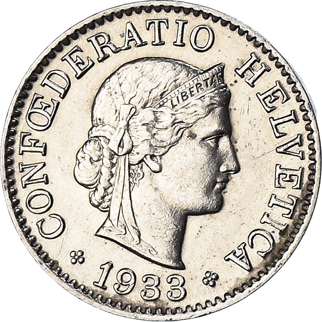 Monnaie, Suisse, 5 Rappen, 1933