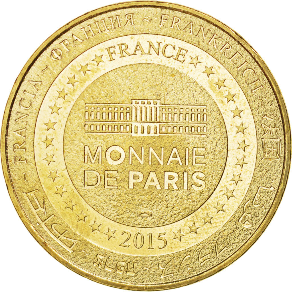 France, Jeton, Tourist Token, 62/ Abbaye Saint-Vaast - Arras, 2015, Monnaie de