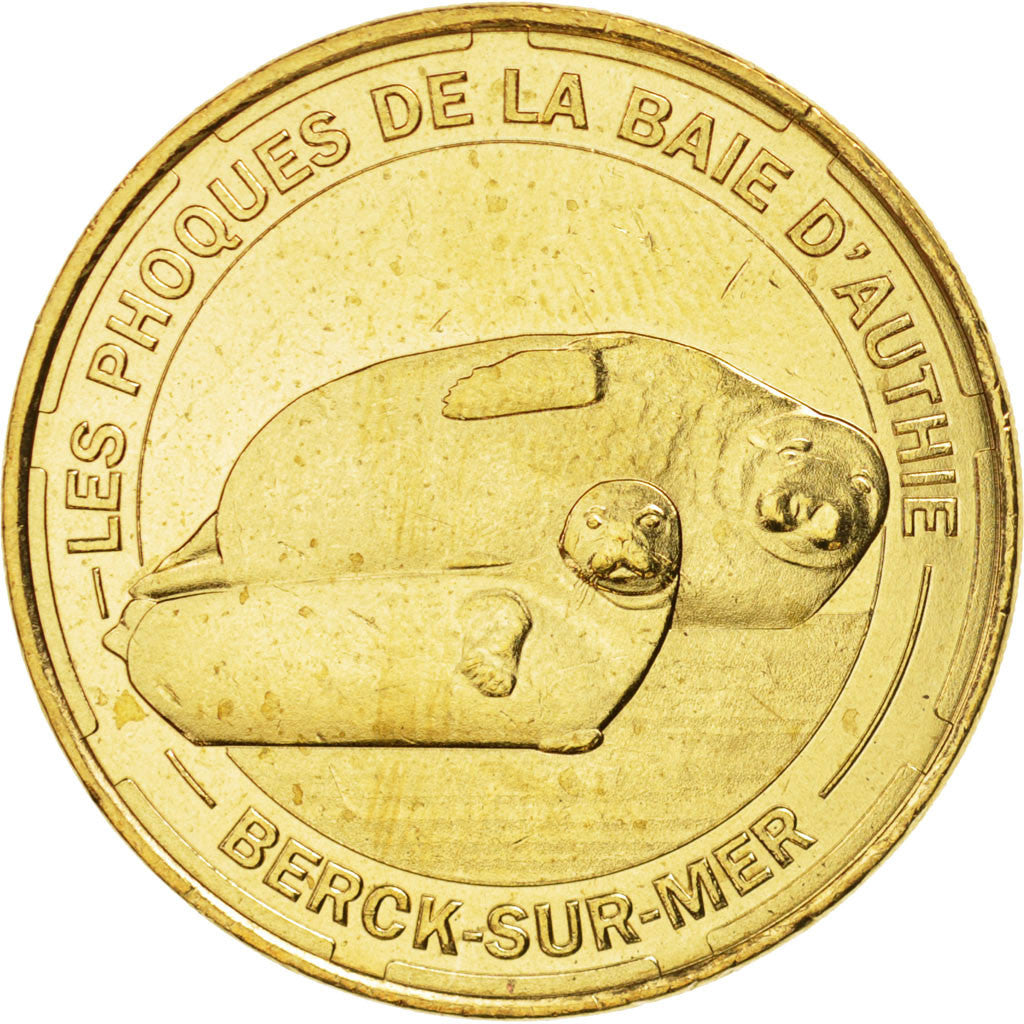 Frankrijk, Token, Tourist Token, 62/ Phoques de la Baie d'Authie, 2014, Monnaie