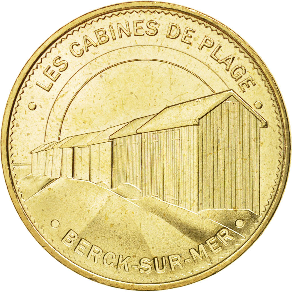 Francia, Token, Tourist Token, 62/ Cabines de Plage - Berck-sur-Mer, 2015