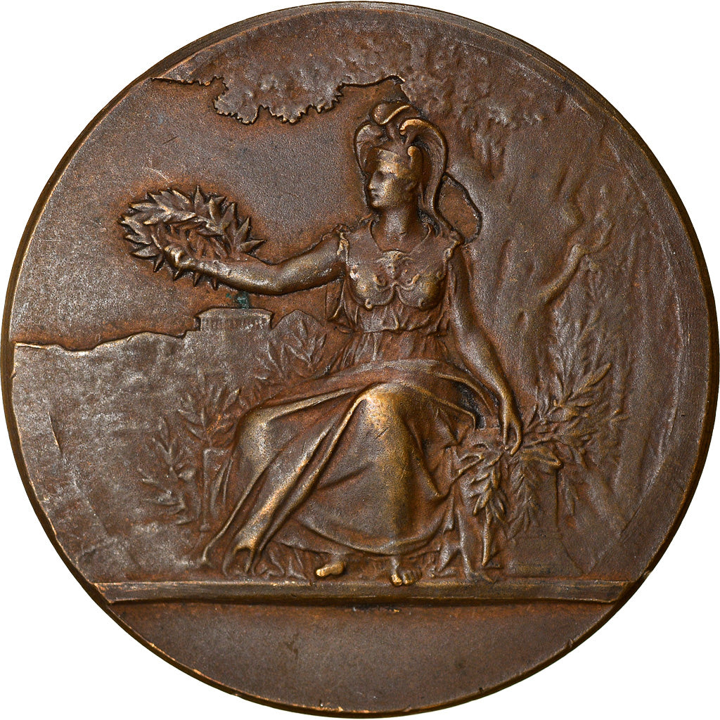 France, Medal, Art Nouveau, Prix, AU(50-53), Bronze