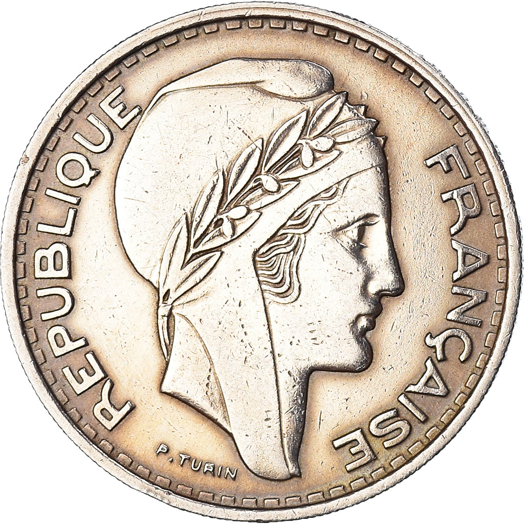 Moneda, Algeria, 100 Francs, 1950