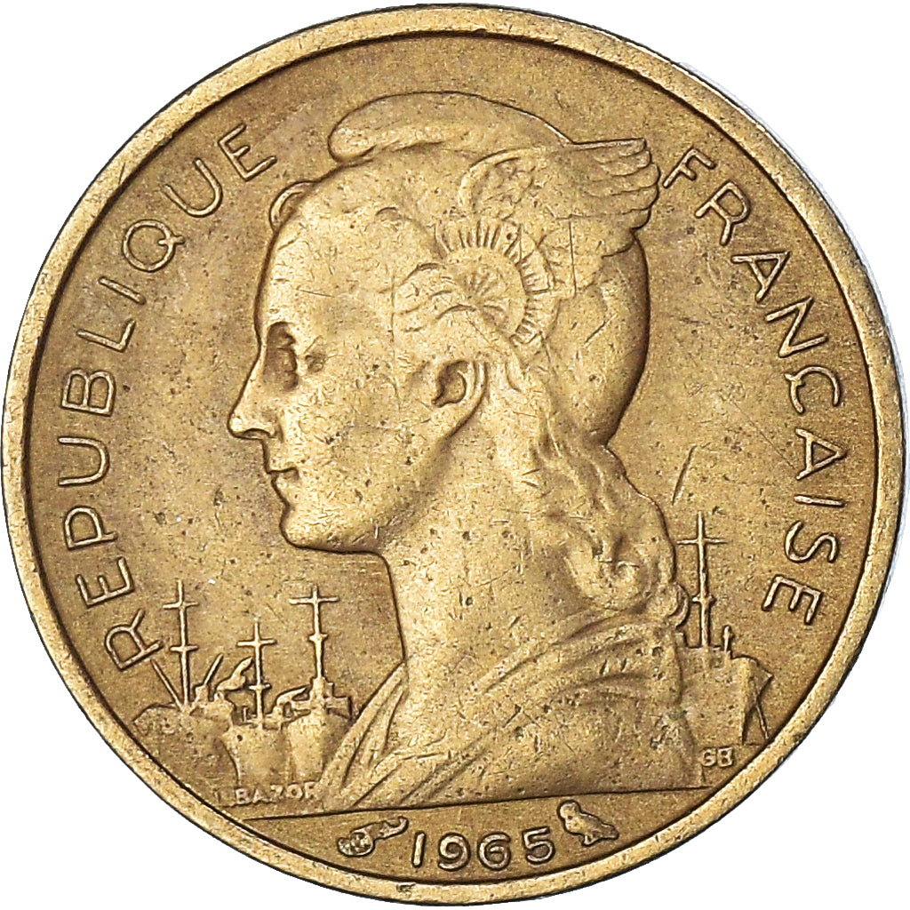 Münze, Frankreich, 10 Francs, 1965