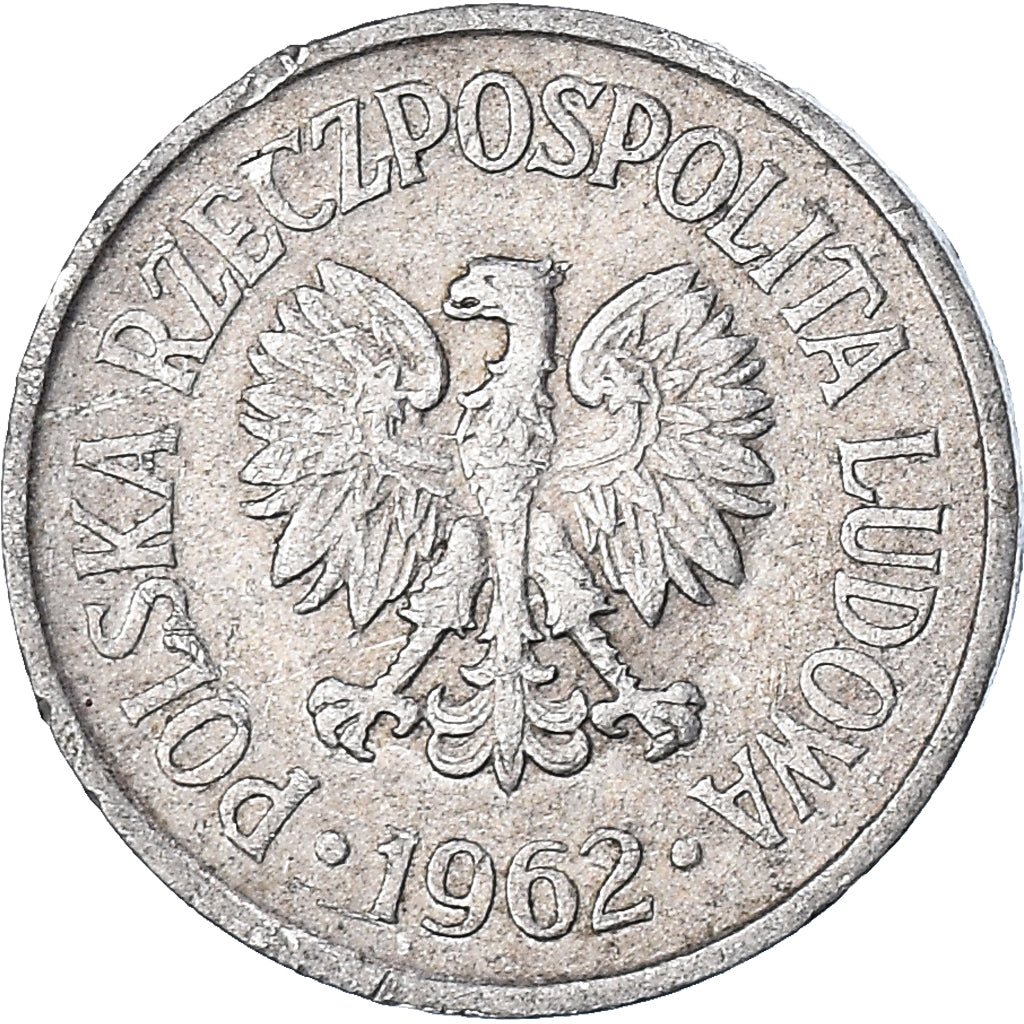 Münze, Polen, 10 Groszy, 1962