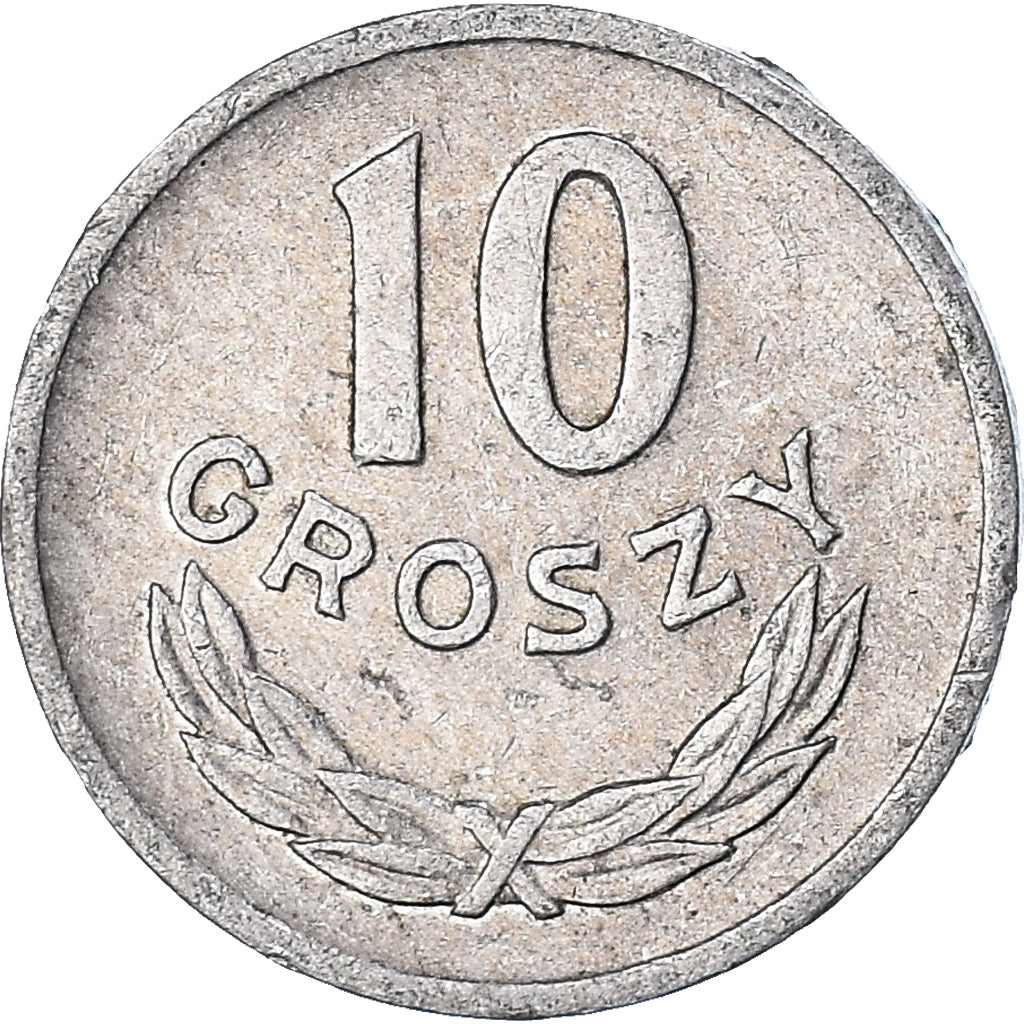Münze, Polen, 10 Groszy, 1962